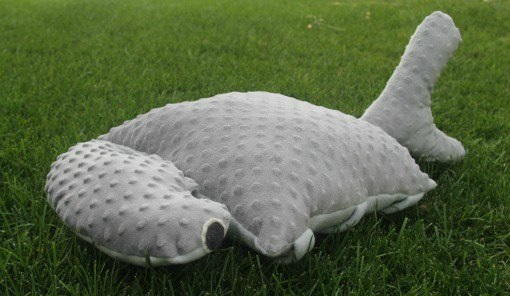 sharky shark pillow pet