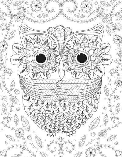 Big Eyed Owl Adult Coloring Page | FaveCrafts.com Big Eyed Owl Adult Coloring Page | FaveCrafts.com