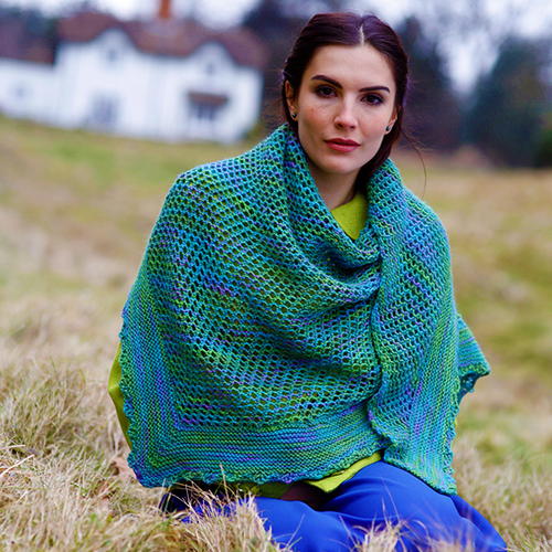 Madison Free Shawl Knitting Pattern | AllFreeKnitting.com