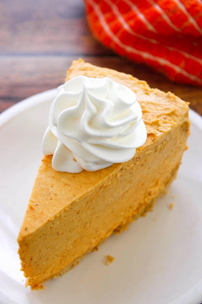 No Bake Pumpkin Pie Cheesecake | TheBestDessertRecipes.com