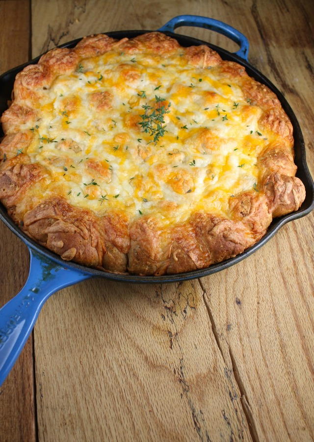 Cheesy Sausage Pull Apart Breakfast Bake Recipelion Com