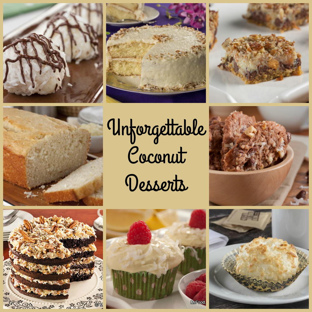 Coconut Desserts 33 Recipes with Coconut