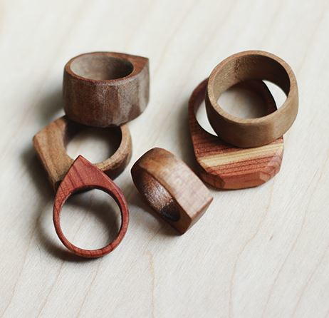 Making a wooden ring Making a wooden ring