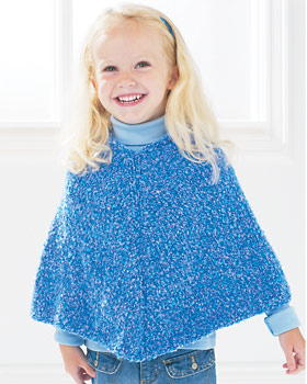 for the patterns crochet beginner Kids'  Poncho Easy FaveCrafts.com Knit