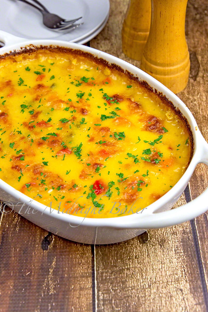 Easy Cheddar Corn Casserole | AllFreeCasseroleRecipes.com