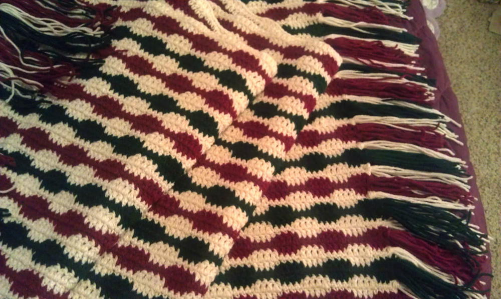 blanket v stitch crochet Striped Blanket Crochet Christmas blanket v stitch crochet Striped Blanket Crochet Christmas