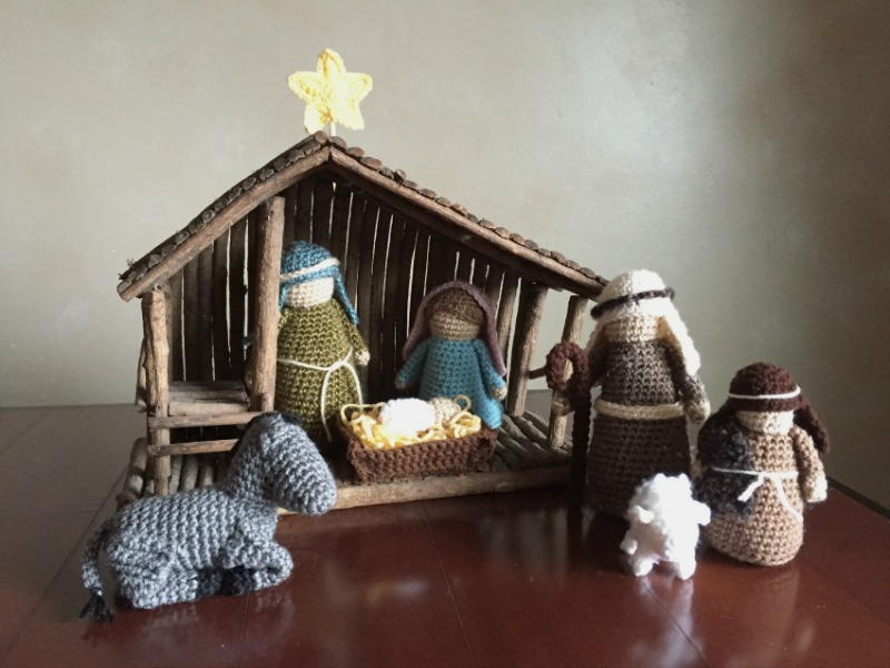 Crocheted Nativity Set