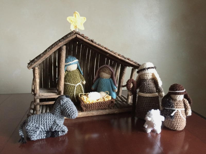 Crocheted Nativity Set | AllFreeCrochet.com