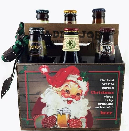 Happy Holidays Beer 6 Pack Design