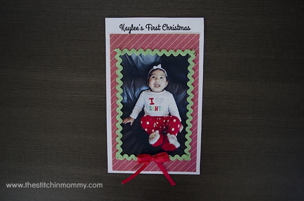 Card diy christmas DIY Photo Christmas Card | FaveCrafts.com