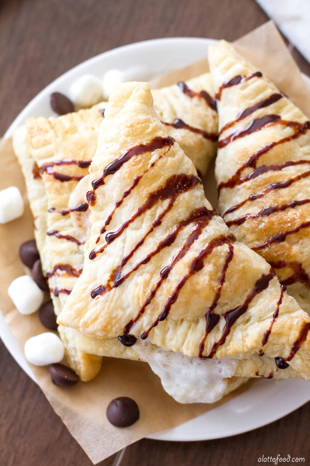 recipes 3 pastry S'more Turnovers   FaveSouthernRecipes.com 3 ingredient