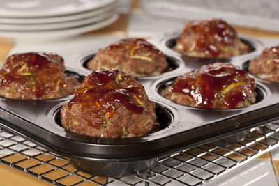 Two-Step Meat Loaf Muffins | EverydayDiabeticRecipes.com