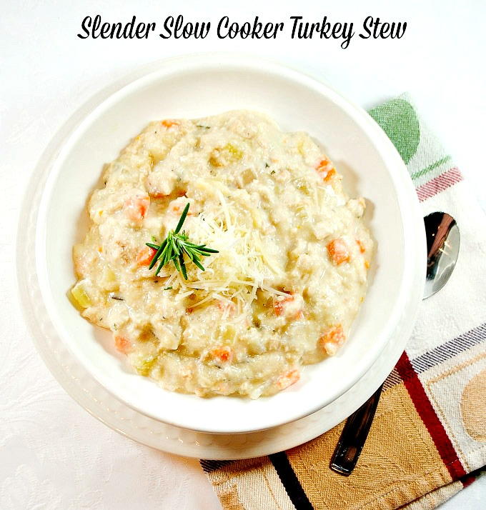 Slow Cooker Turkey Stew with Fresh Rosemary