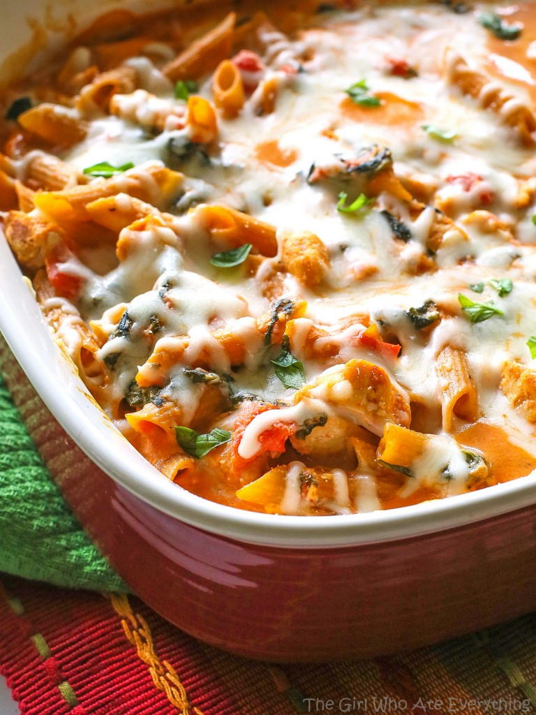 Chicken Penne Pasta Bake | FaveHealthyRecipes.com