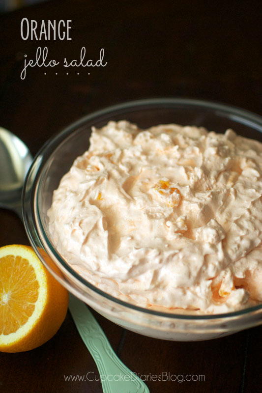 Mom's Easy Orange Jello Salad | RecipeLion.com