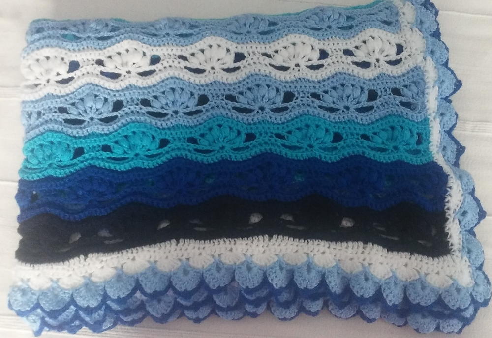 a many how crochet stitches blanket for Midnight  AllFreeCrochet.com Crochet Afghan Garden