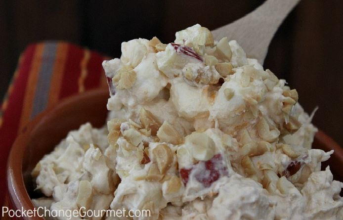 Church Potluck Taffy Apple Salad FaveSouthernRecipes.com Church Potluck Taffy Apple Salad FaveSouthernRecipes.com