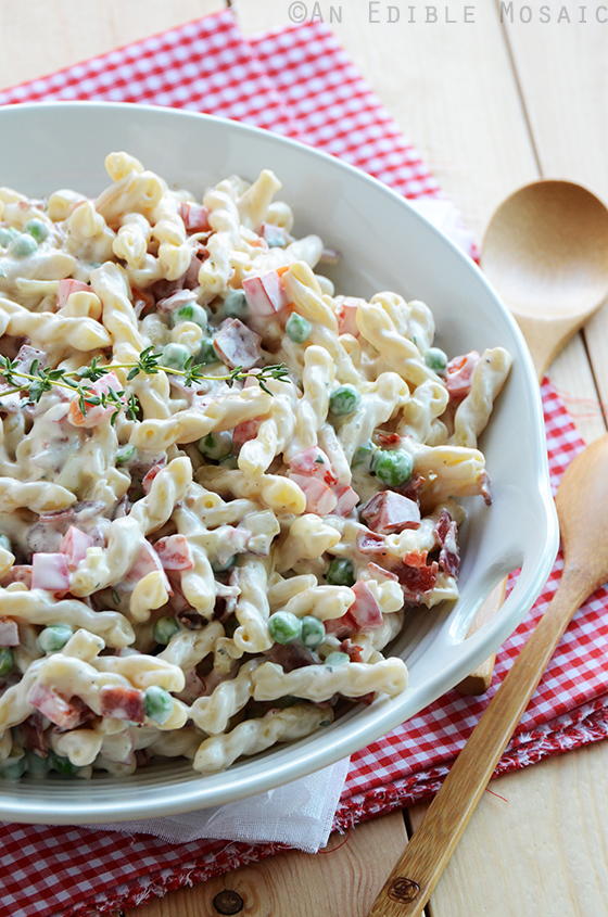 Creamy Pasta Salad | FaveHealthyRecipes.com