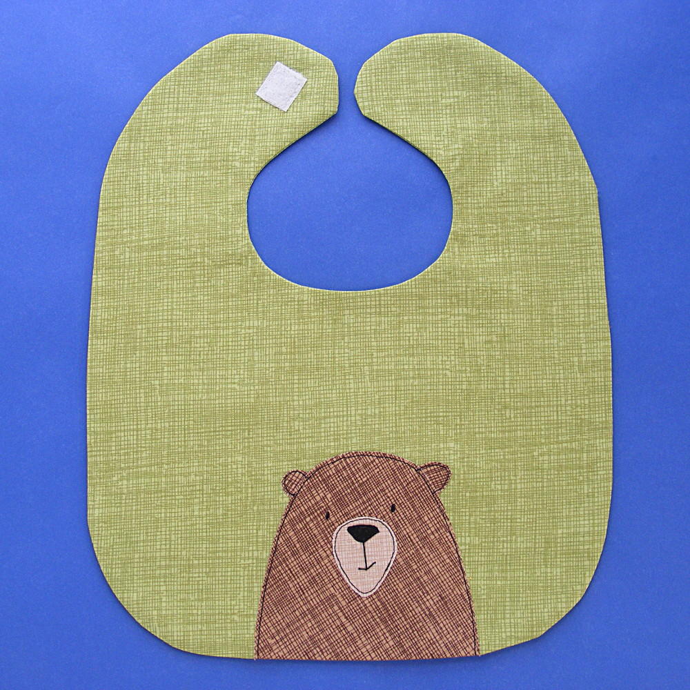Beary Cute Baby Bib Favequiltscom Beary Cute Baby Bib Favequiltscom