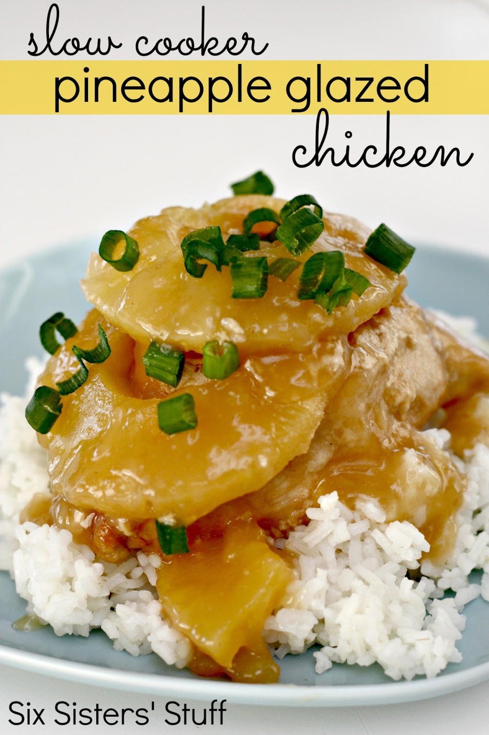Slow Cooker Pineapple Glazed Chicken