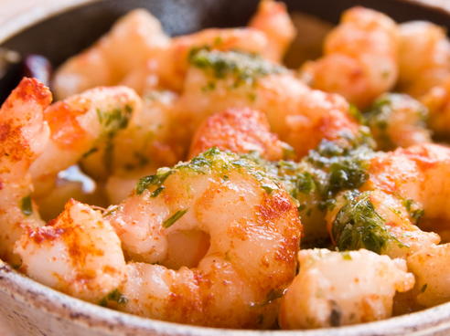 Shrimp in Garlic Sauce