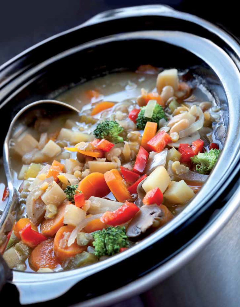 Slow Cooker Chicken Vegetable Soup | AllFreeSlowCookerRecipes.com