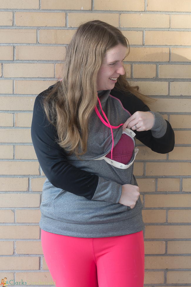 DIY Breastfeeding Hoodie
