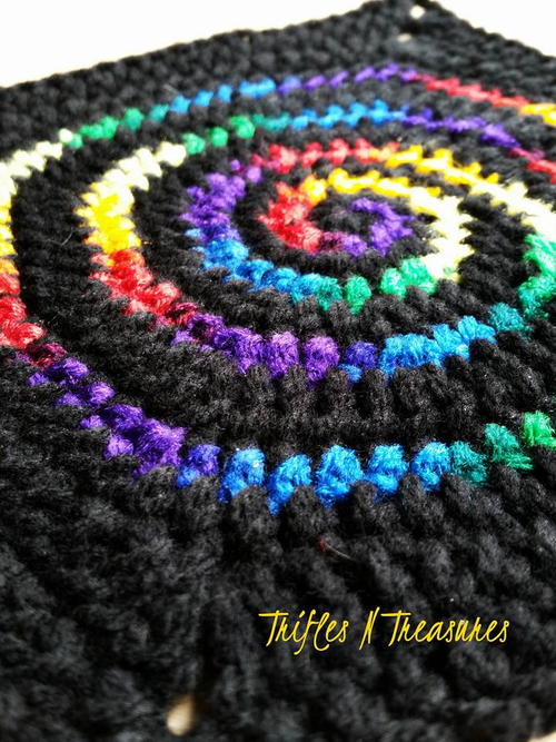crochet mm d hook in Granny Square Crochet Glass Spiral Stained crochet mm d hook in Granny Square Crochet Glass Spiral Stained
