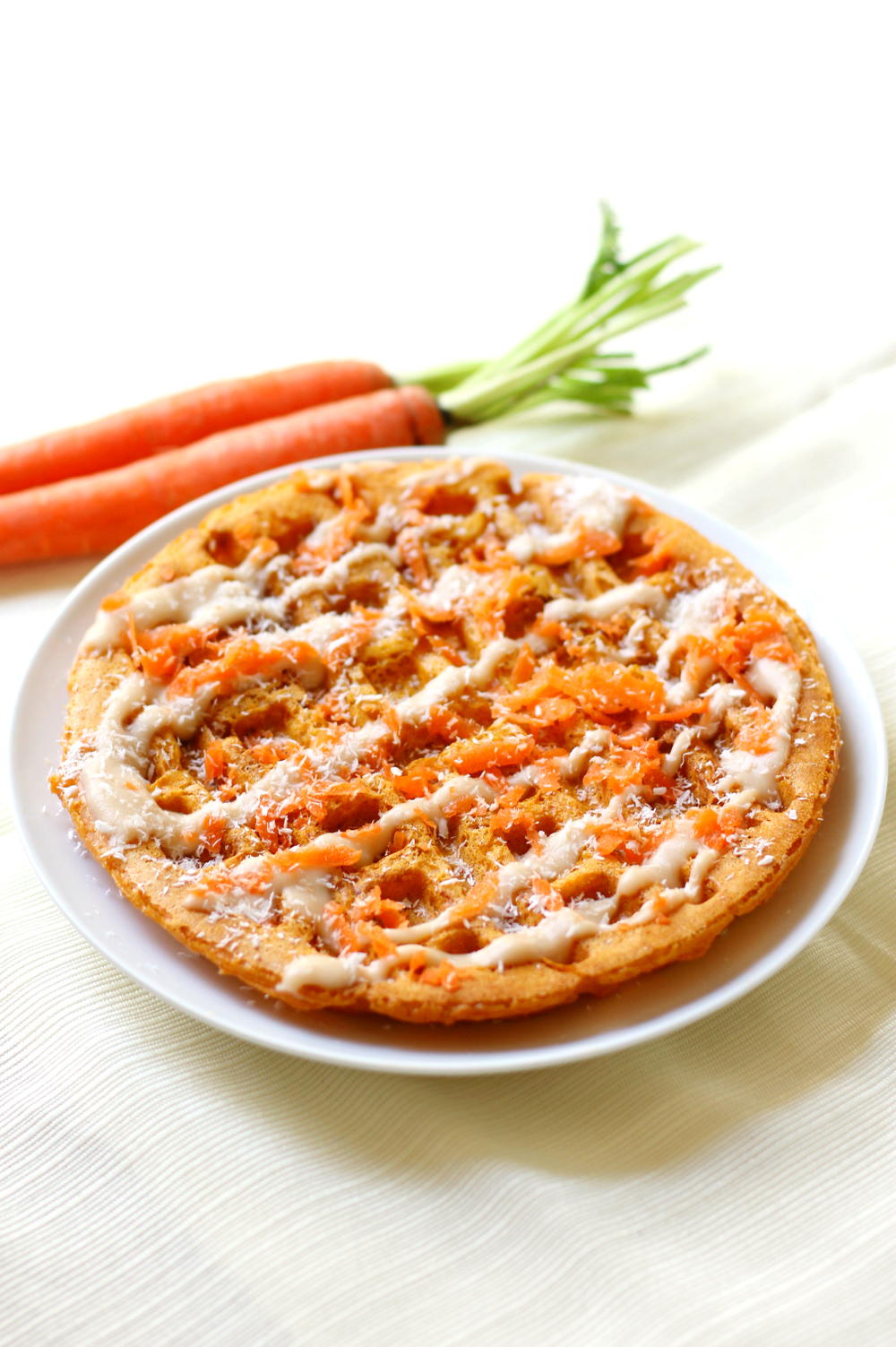 Secret Ingredient Carrot Cake Waffles ...