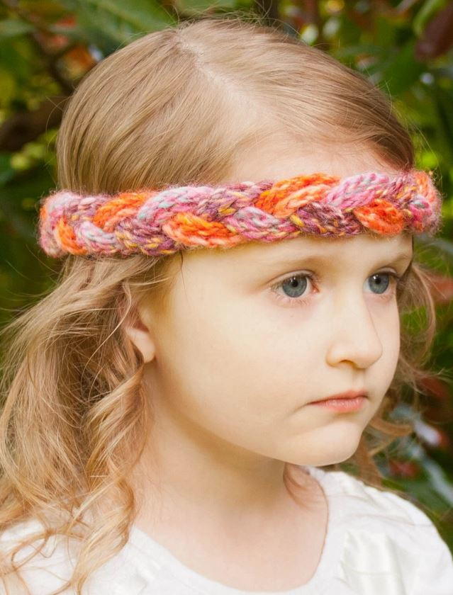 Download Braided Girls' Crochet Headbands | FaveCrafts.com