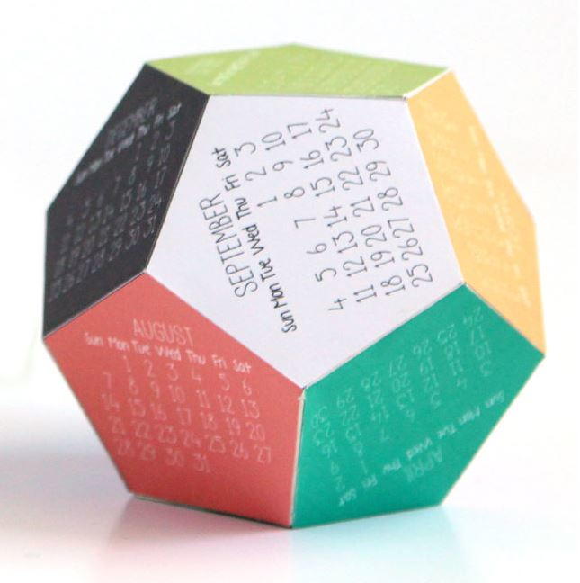 Make Your Own 3D Print Calendar