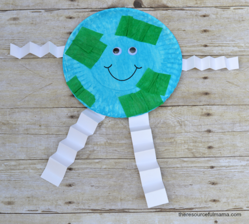 Earth Day Paper Plate Craft for Kids | AllFreeKidsCrafts.com