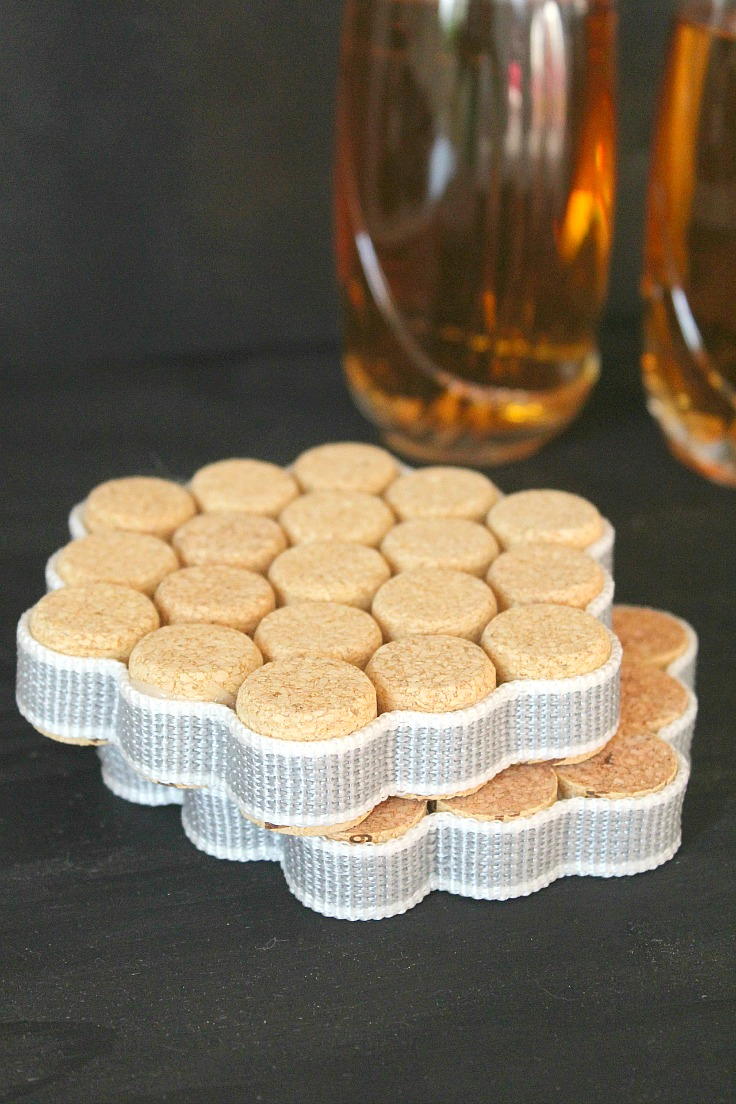 Coaster Wine Cork Crafts | FaveCrafts.com