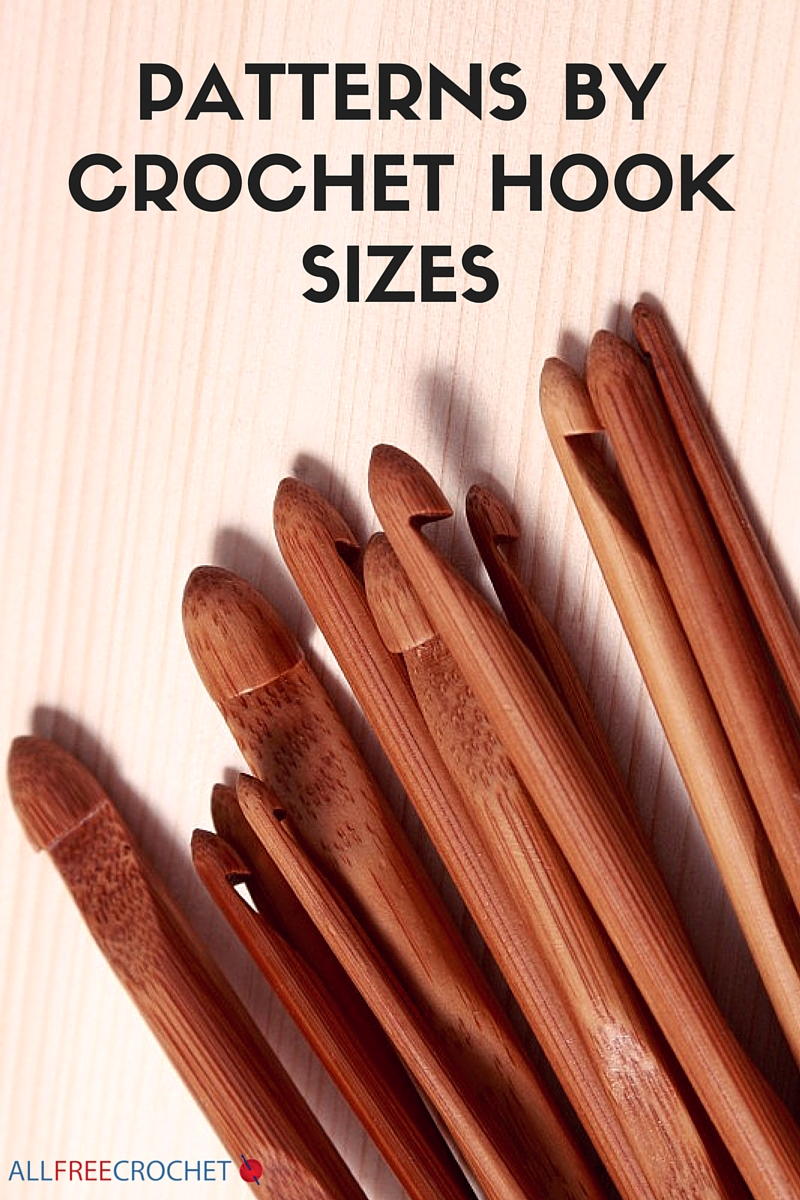 Patterns by Crochet Hook Sizes