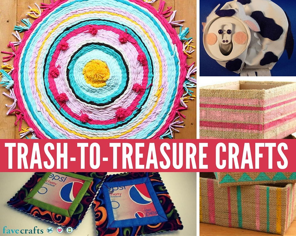 26 Great Trash-to-Treasure Crafts | FaveCrafts.com