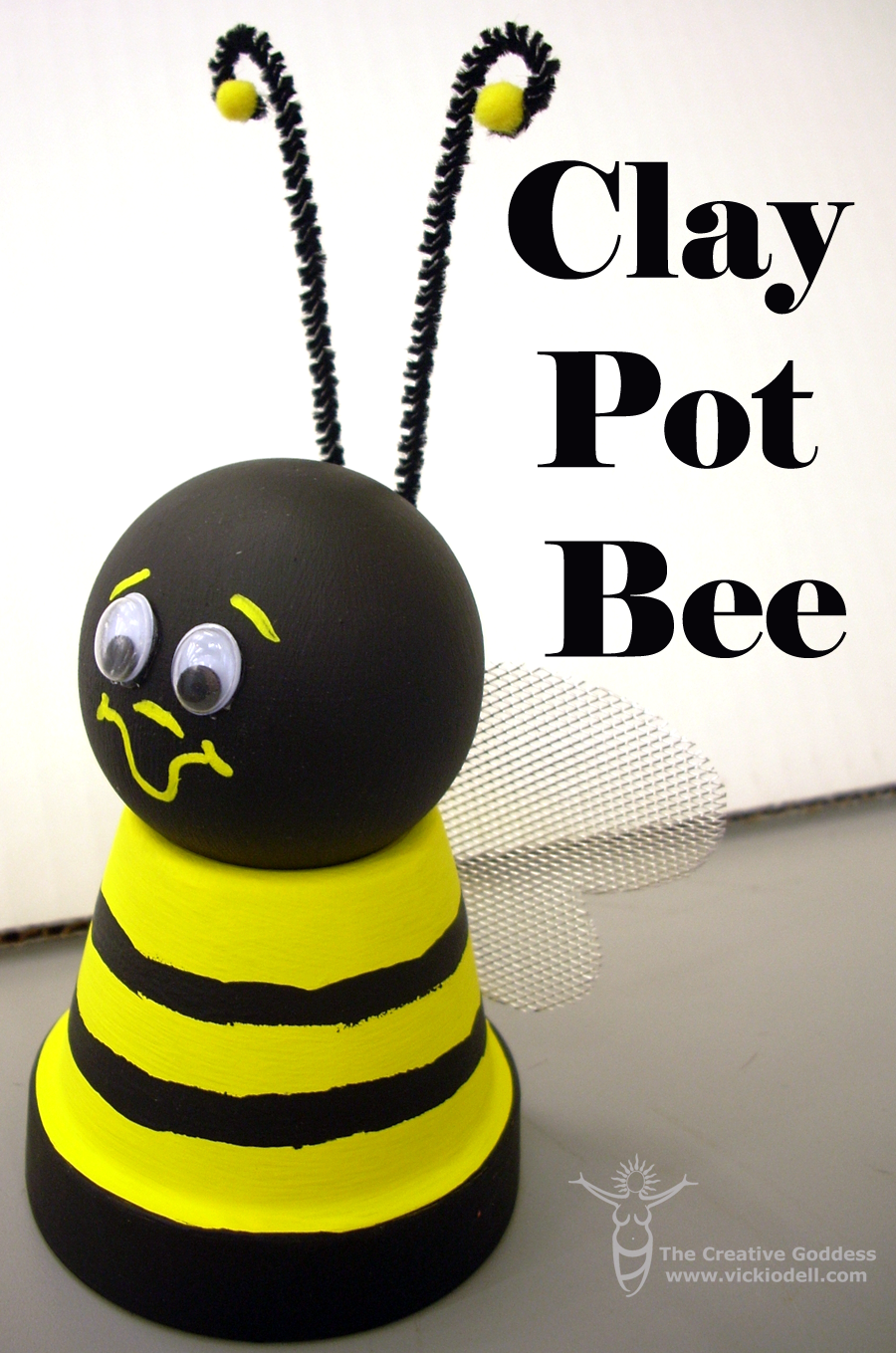 Bee-utiful Clay Pot Craft | FaveCrafts.com