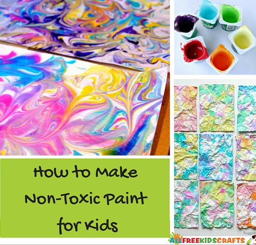 How to Make Non-Toxic Paint for Kids | AllFreeKidsCrafts.com