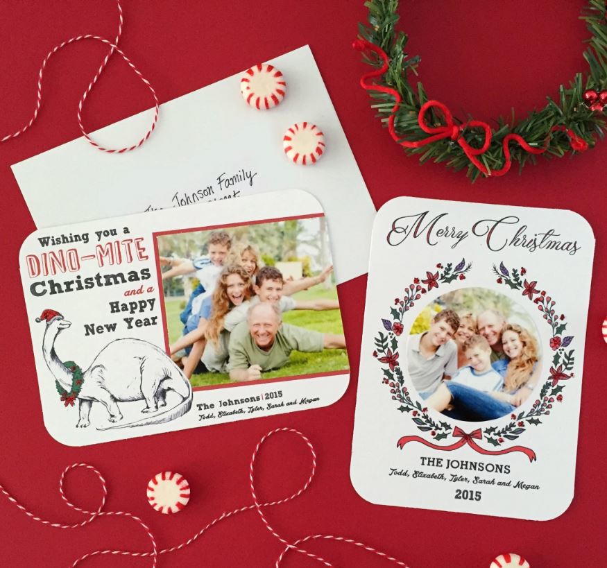 Customizable Christmas Cards Printable