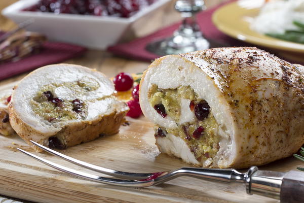 Stuffed 'n' Rolled Turkey Breast | MrFood.com