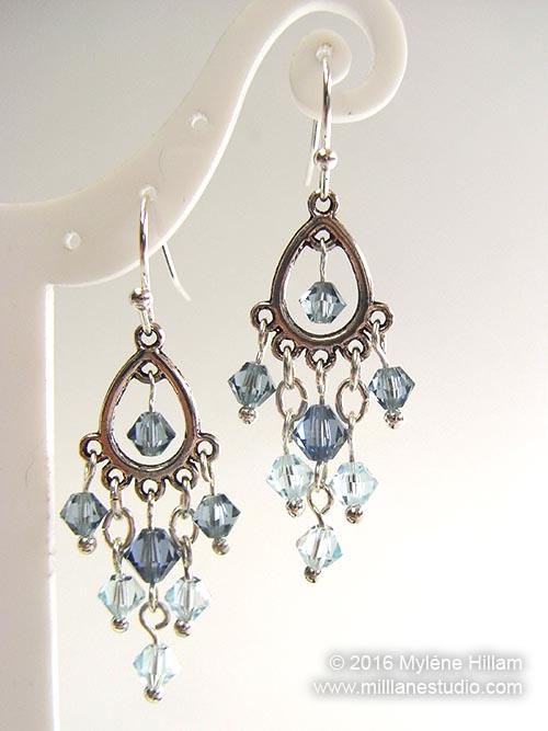 Ice Crystal Earrings Allfreejewelrymaking Com Ice Crystal Earrings