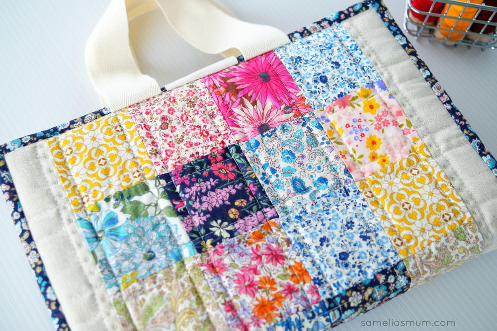 Quilted Book Bag Pattern | FaveCrafts.com