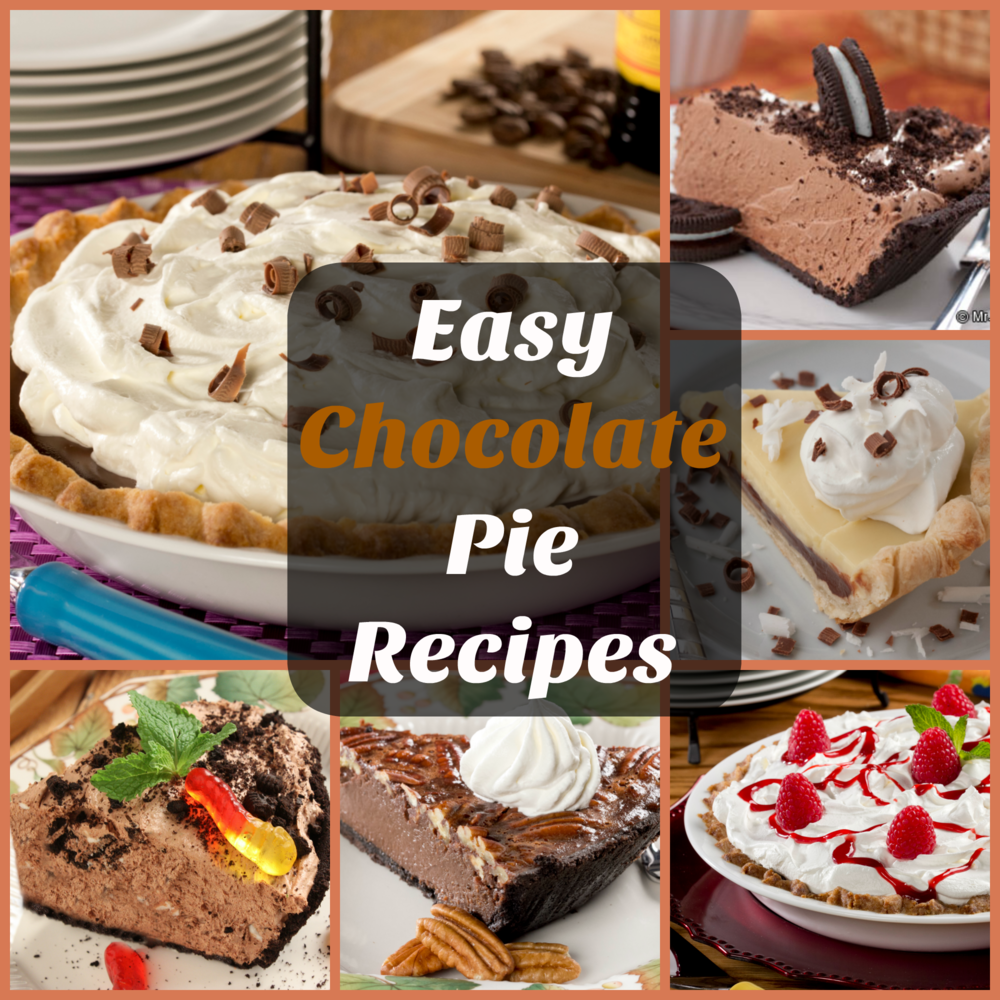 Easy Chocolate Pie Recipes Top 10 Recipes for Chocolate Pie