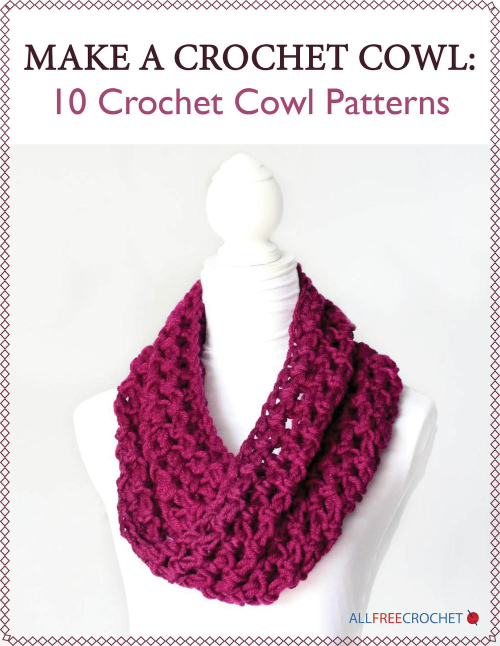 Free Crochet Cowl Scarves Patterns