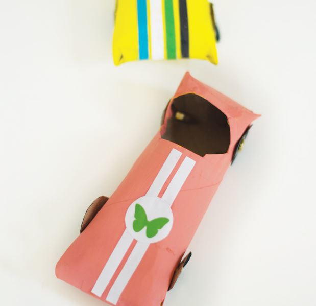 Race Car Toilet Paper Roll Crafts | AllFreePaperCrafts.com