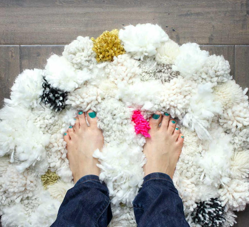 pompom rugs and crafts
