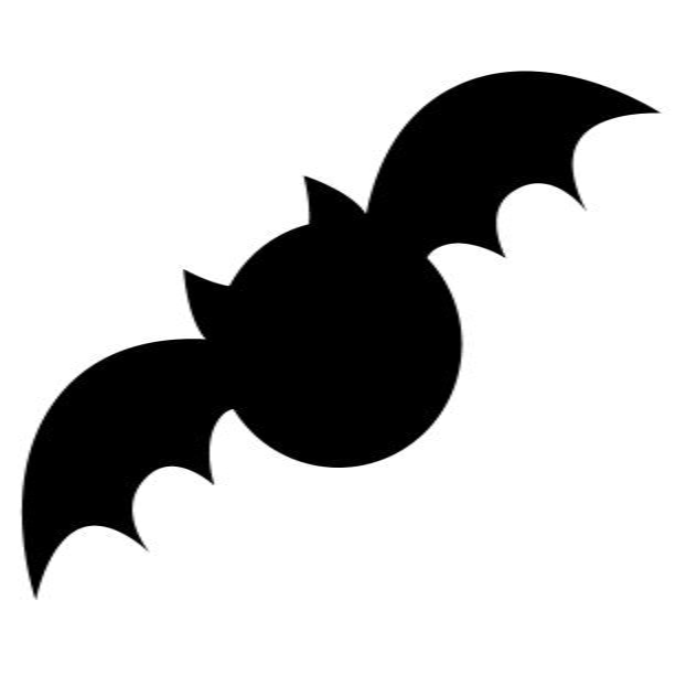 7 best images of halloween bat stencils printable Spooky Bat Applique Template | FaveQuilts.com