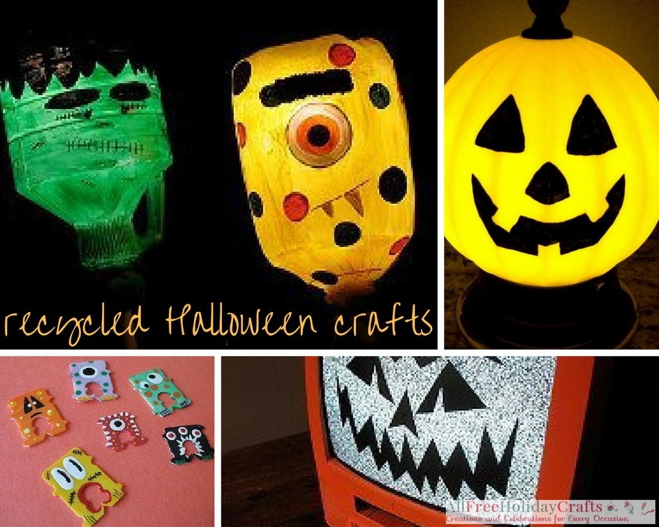 11 Recycled Halloween Crafts Spooktacular Recycled Crafts for October