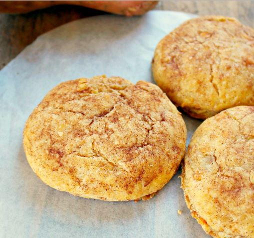 Cinnamon Sweet Potato Biscuits | TheBestDessertRecipes.com