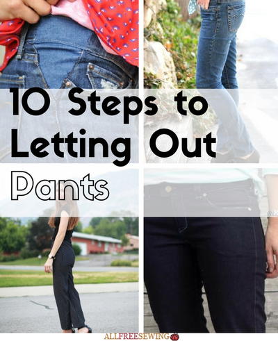 10 Steps to Letting Out Pants | AllFreeSewing.com