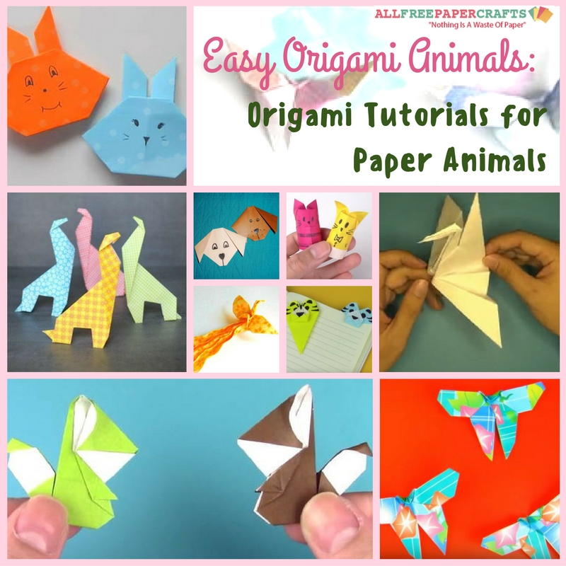 make easy origami animals